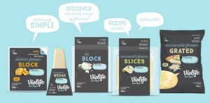 Picture of the Violife vegan cheese range