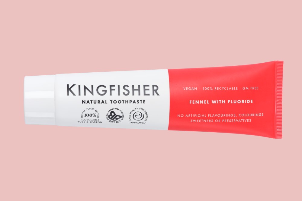 Kingfisher Fennel Toothpaste with Fluoride 100ml - Image 2