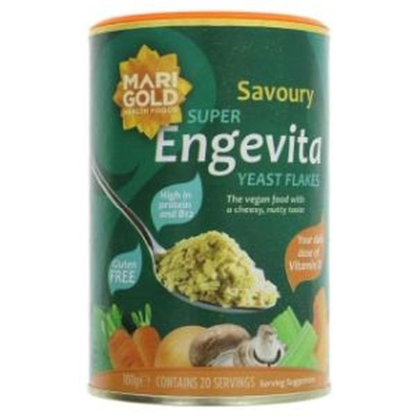 Marigold Engevita Yeast Flakes with Vitamins B12 and D 100g