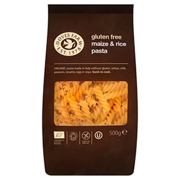 Doves Farm Organic Maize & Rice Fusilli 400g - Image 2