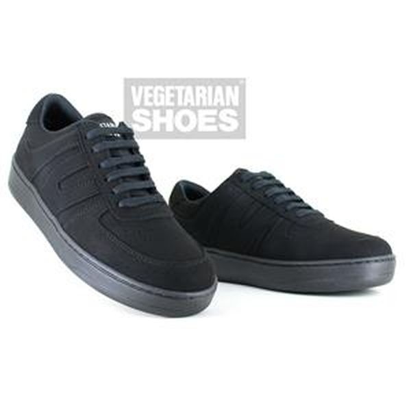 Vegetarian Shoes Veg Supreme Black Suede Size 41