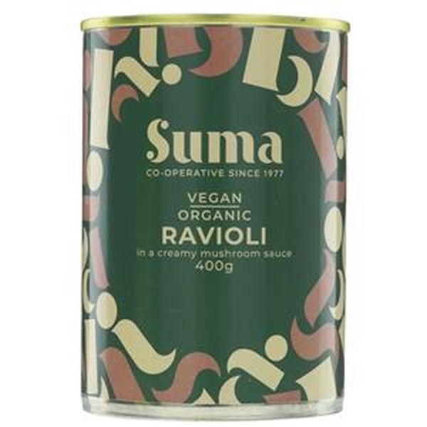 Suma Organic Vegan Ravioli in Mushroom Sauce 400g