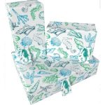 Re-wrapped Beach Shells Wrapping Paper 1 sheet