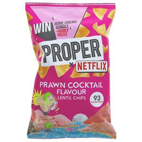 Proper Chips Prawn Cocktail Lentil Chips 85g - Image 2