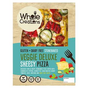 Whole Creations Gluten Free Roasted Veggie Deluxe Sheesy Pizza 314g